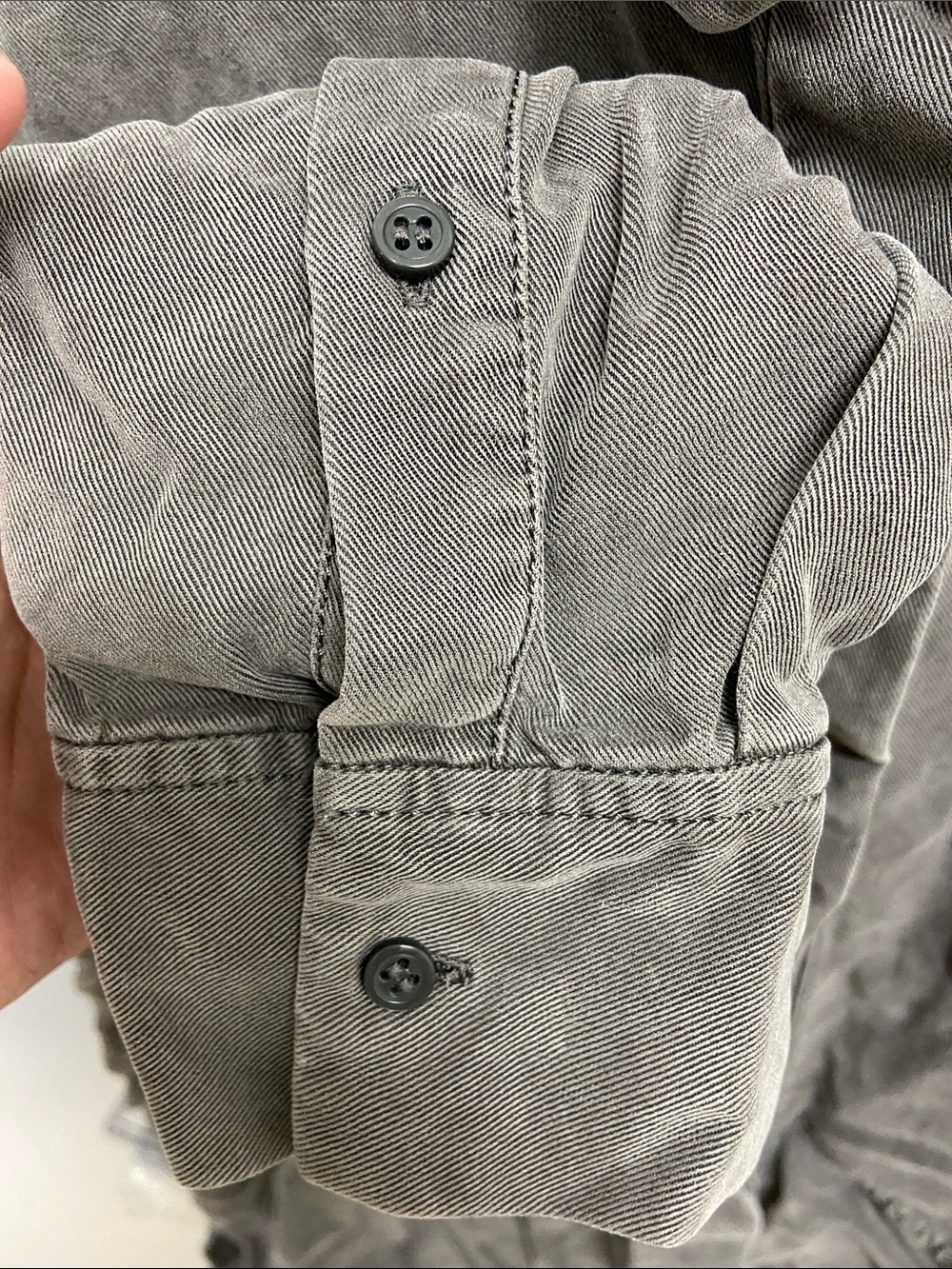 COS Gray Button-Down Shirt - Picture 5 of 5